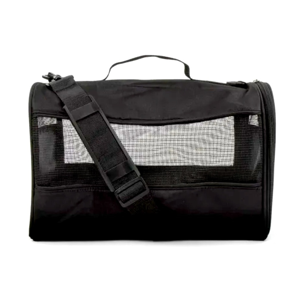 Vibrant Life PET CARRIER Small Guaranteed on-Board Soft-Sided Black, 16 lb Limit